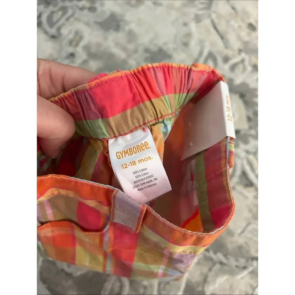 NWT Gymboree Colorful Plaid Capris